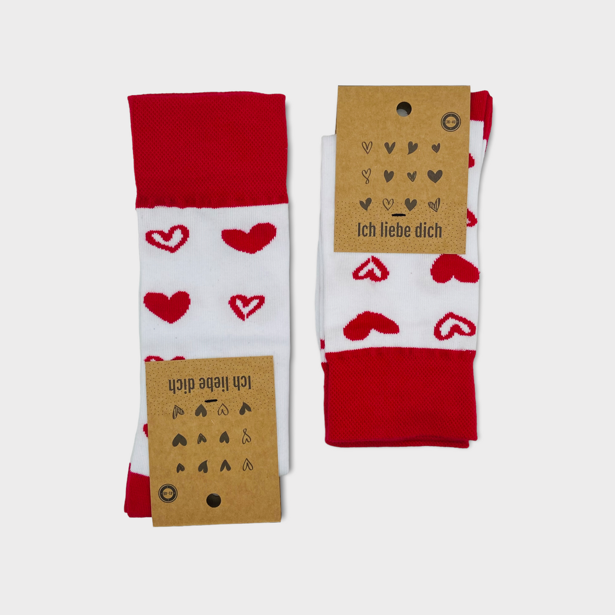 Ich liebe dich (rot) Coole Socke